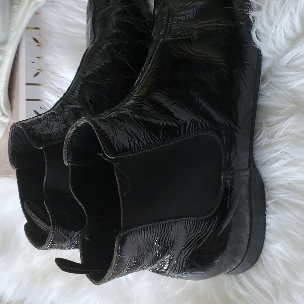 Prada  patent leather slipon ankle shoes size 9 - Picture 8 of 17